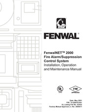 Fenwal FenwalNET 2000 Installation, Operation And Maintenance Manual