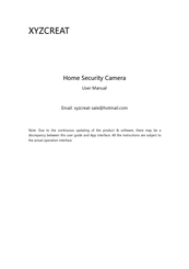 XYZCREAT YI IOT User Manual