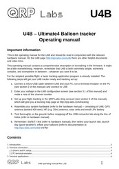 QRP Labs U4B Ultimate4 Operating Manual