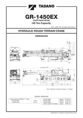 Tadano GR-1450EX Manual