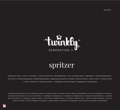 Twinkly spritzer Instruction Manual