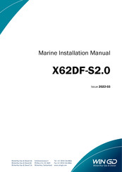 WinGD X62DF-S2.0 Installation Manual