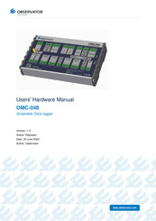 Observator Instruments OMC-048 Hardware Manual