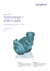 Accelleron A136-H radial Original Assembly Instructions
