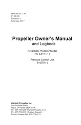 Hartzell B-4270 Owner's Manual