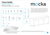 Mocka Tahoe Buffet Assembly Instructions Manual