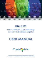 Crystal Vision DDAA132 User Manual