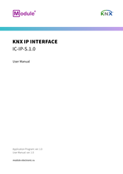 KNX Module IC-IP-S.1.0 User Manual
