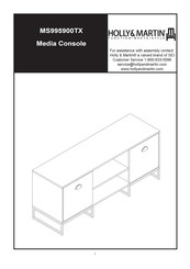 Holly & Martin MS995900TX Assembly Instructions Manual
