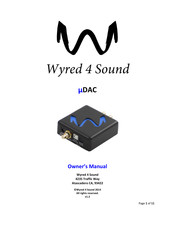 Wyred 4 Sound mDAC Owner's Manual