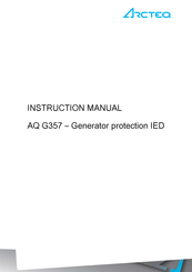 Arcteq AQ G397 Instruction Manual