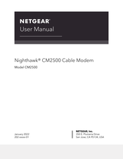 NETGEAR Nighthawk CM2500 User Manual