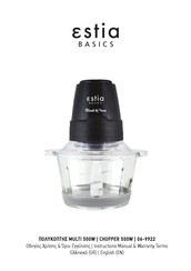 Estia basics 06-9922 Instruction Manual
