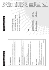 Conrad Premium Mc CRYPT Lumiclub 27 58 74 Instruction Manual