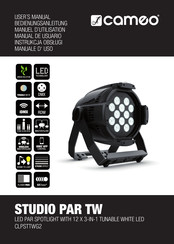 Cameo STUDIO PAR TW User Manual