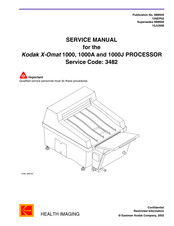 Kodak X-Omat 1000 Service Manual