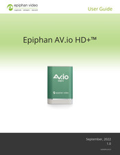 epiphan video AV.io HD+ User Manual