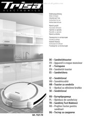 Trisa electronics 7327.70 Instructions For Use Manual