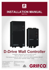 Grifco D-DRIVE DDI-07 Installation Manual