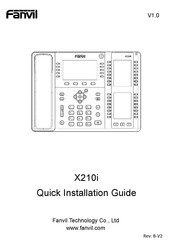 Fanvil X210i Quick Installation Manual
