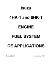 Isuzu 4HK-1 Manual
