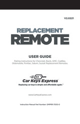 Car Keys Express GMRM-MZ0RE User Manual