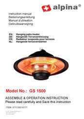 Alpina GS 1500 Instruction Manual