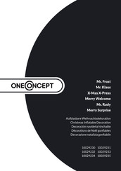 oneConcept Mr. Rudy Manual