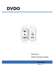 DVDO DVDO-RS-3 User Manual