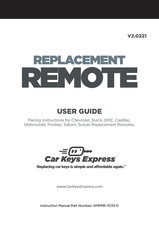 Car Keys Express GMRM-4TZ2RE User Manual