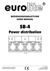 EuroLite SB-4 User Manual
