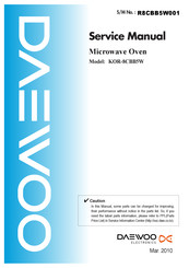 Daewoo KOR-8CBB5W Service Manual