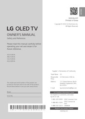 LG 55LX1QPUA Owner's Manual