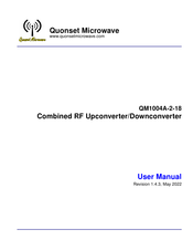 Quonset Microwave QM1004A-2-18 User Manual