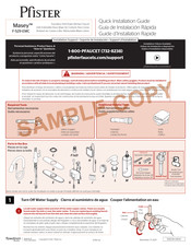 Pfister Masey F-529-EMC Quick Installation Manual