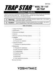 Yoshitake TRAP STAR TSF-11AT Product Manual
