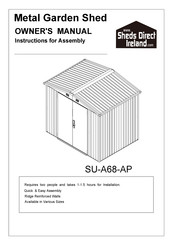 Sheds Direct Ireland SU-A68-AP Owner's Manual
