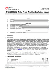 Texas Instruments TAS5602EVM2 User Manual