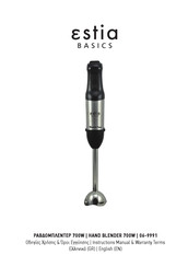 Estia Basics 06-9991 Instruction Manual