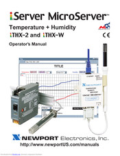 Newport Electronics iServer MicroServer iTHX-W Operator's Manual