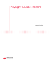 Keysight Technologies DDR5 User Manual