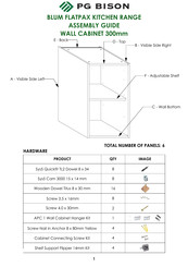 PG BISON BLUM FLATPAX Series Assembly Manual