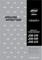 Jedia JDB-500 Operating Instructions Manual