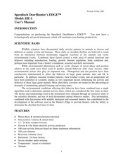 Speedtech DeerHunter's EDGE HE-1 User Manual