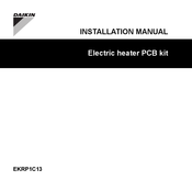 Daikin EKRP1C13 Installation Manual