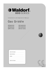 Blue Seal GP8600G Installation And Operation Manual
