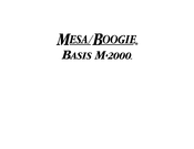 Mesa/Boogie Basis M-2000 Quick Start Manual