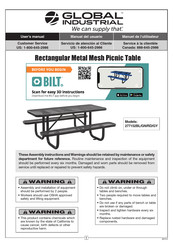 Global Industrial 277152GN User Manual