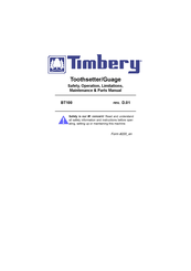 Timbery BT100 Quick Start Manual