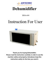 AirTechnic DDA 600 Instruction For Users